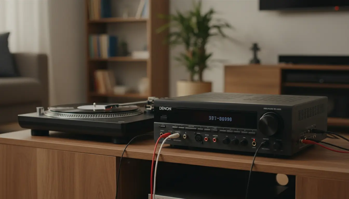 Denon AVR X1000 Plattenspieler anschließen