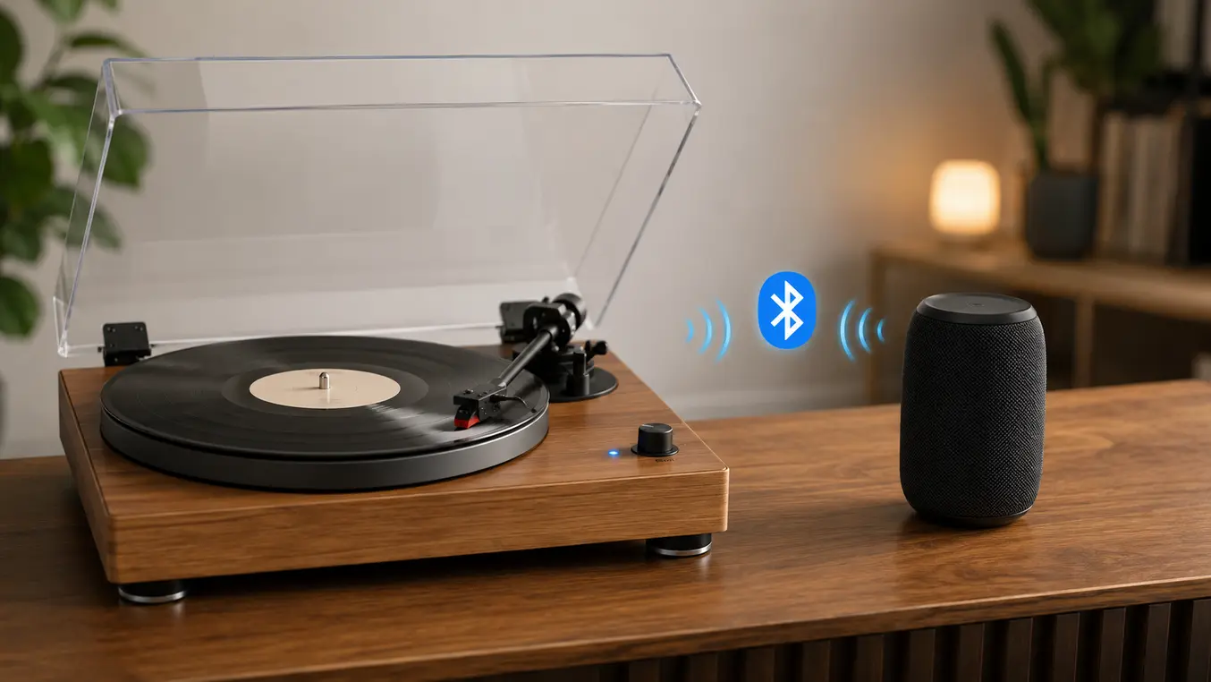 Lenco Plattenspieler mit Bluetooth verbinden
