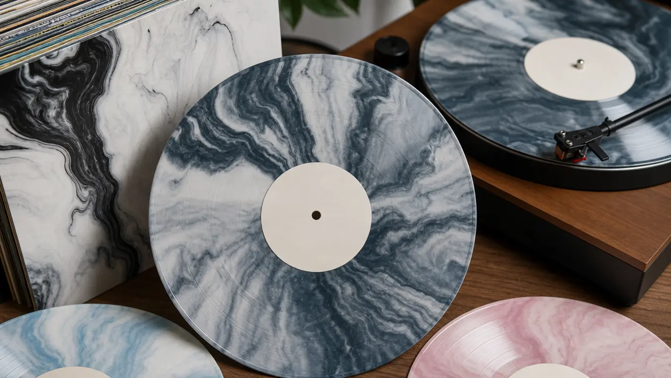 Was ist Marbled Vinyl?